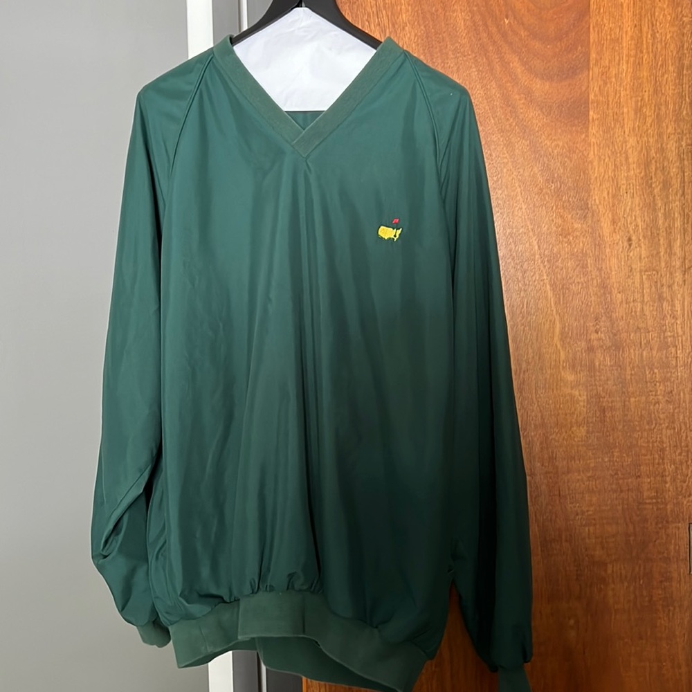 Authentic Master’s pullover v neck wind breaker unisex size L